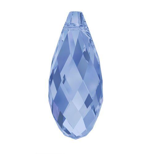 Swarovski 17x8.5mm Briolette Pendant - Light Sapphire (1pc) - Too Cute Beads