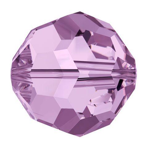 Swarovski 6mm Round - Light Amethyst (10 Pack) - Too Cute Beads