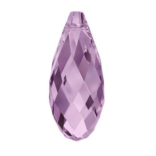 Swarovski 17x8.5mm Briolette Pendant - Light Amethyst (1pc)