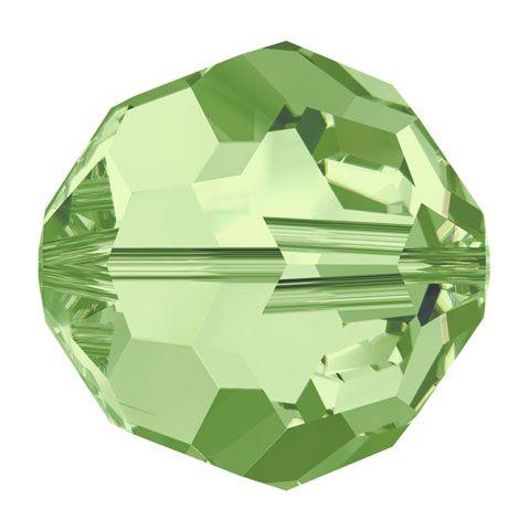 Swarovski 6mm Round - Peridot (10 Pack) - Too Cute Beads