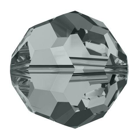 Swarovski 4mm Round - Black Diamond (10 Pack) - Too Cute Beads