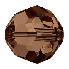 Swarovski 6mm Round - Smoked Topaz (10 Pack) - Too Cute Beads