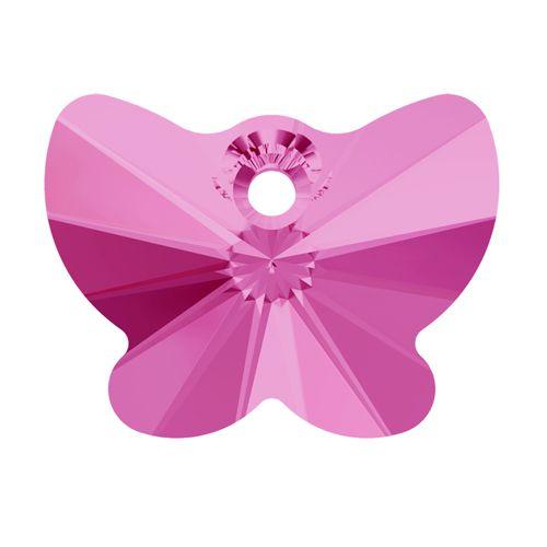 Swarovski 18mm Butterfly Pendant - Light Rose (1pc)