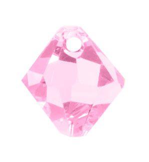 Swarovski 6mm Top Drill Bicone - Light Rose (10 Pack) - Too Cute Beads