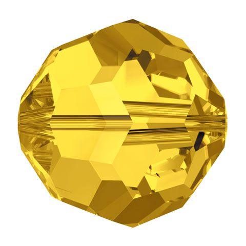 Swarovski 6mm Round - Light Topaz (10 Pack)