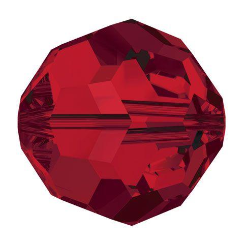 Swarovski 6mm Round - Light Siam (10 Pack)