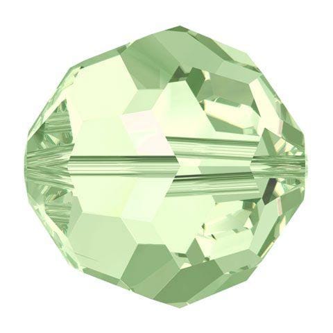 Swarovski 4mm Round - Chrysolite (10 Pack) - Too Cute Beads
