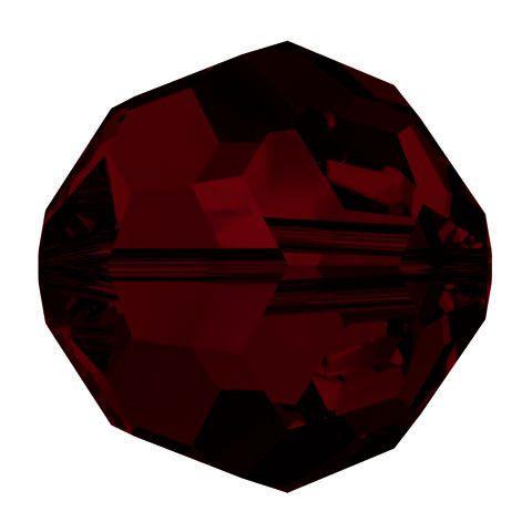 Swarovski 4mm Round - Garnet (10 Pack) - Too Cute Beads