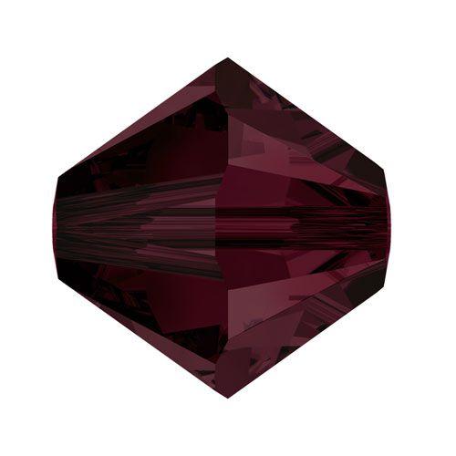 Swarovski 4mm Bicone - Garnet (10 Pack) XILION