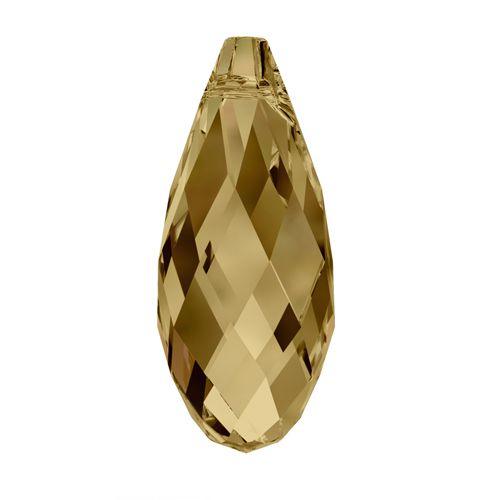 Swarovski 17x8.5mm Briolette Pendant - Light Colorado Topaz (1pc) - Too Cute Beads