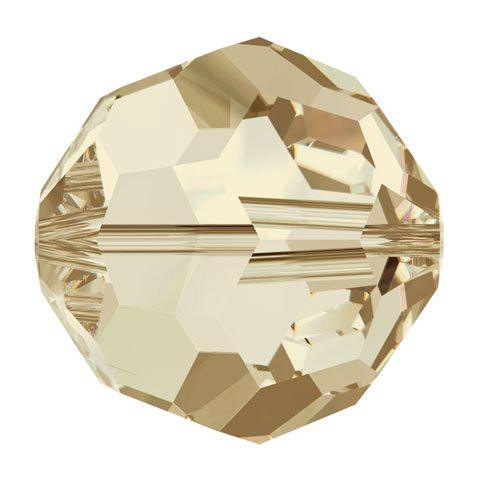 Swarovski 4mm Round - Ceylon Topaz (10 Pack) No longer in Production - Too Cute Beads