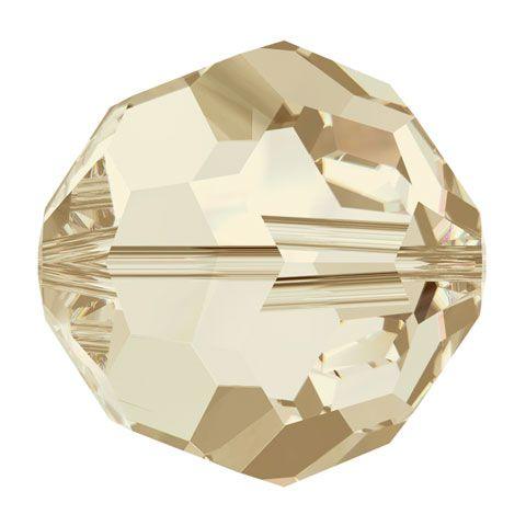 Swarovski 6mm Round - Light Silk (10 pack) Xilion - Too Cute Beads