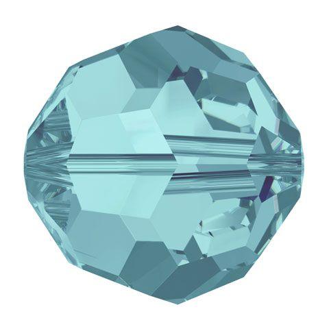 Swarovski 6mm Round Bead - Light Turquoise (10 Pack)