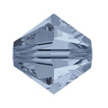 Swarovski 6mm Bicone - Denim Blue (10 Pack) XILION - Too Cute Beads