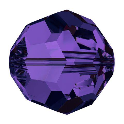 Swarovski 8mm Round - Purple Velvet (10 Pack) - Too Cute Beads