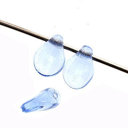 Czech Preciosa Pip Beads Light Sapphire Transparent - Too Cute Beads