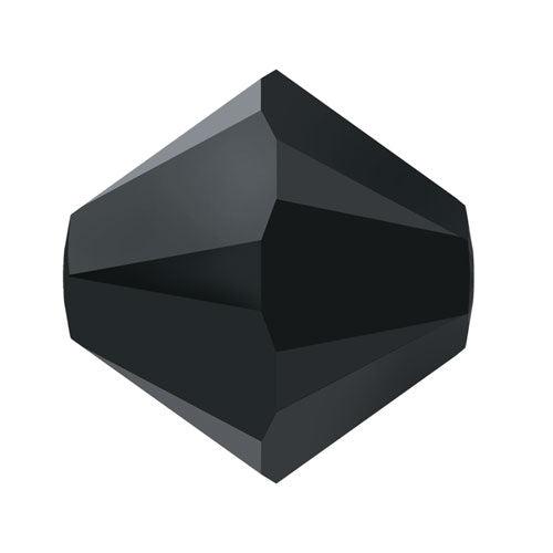 Swarovski 8mm Bicone - Jet Hematite (10 Pack) XILION - Too Cute Beads