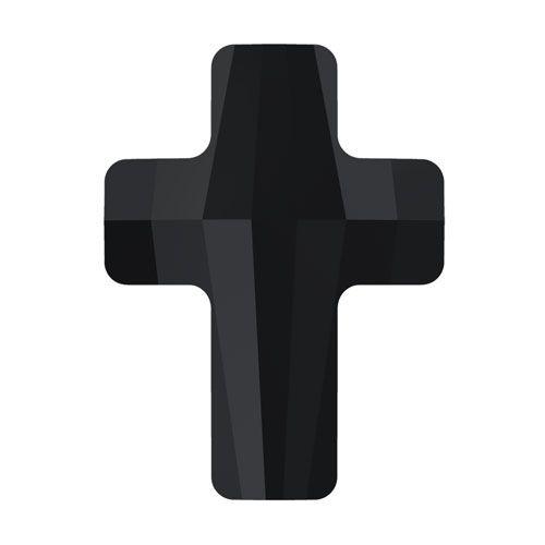 Swarovski 5378 18mm Cross Bead - Jet (1 Piece)