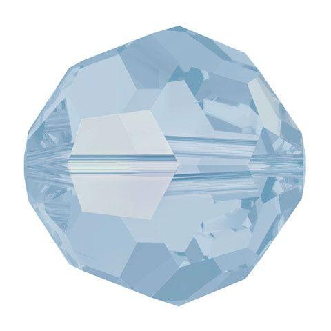 Swarovski 4mm Round - Air Blue Opal (10 Pack) No longer in Production - Too Cute Beads