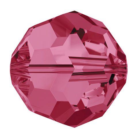 Swarovski 6mm Round - Indian Pink (10 Pack) - Too Cute Beads