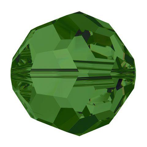 Swarovski 4mm Round - Fern Green (10 Pack)