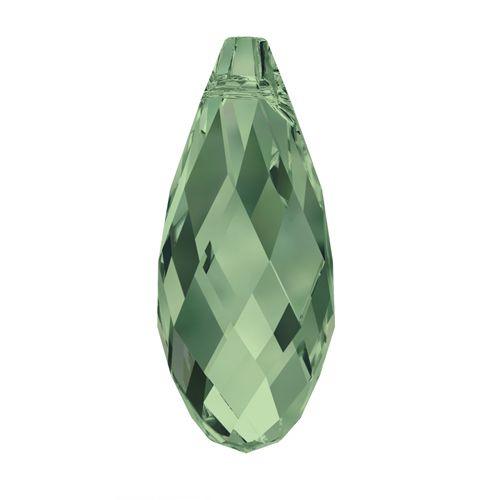 Swarovski 17x8.5mm Briolette Pendant - Erinite (1pc) - Too Cute Beads