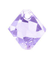 Swarovski 8mm Top Drill Bicone - Violet (10 pack) - Too Cute Beads