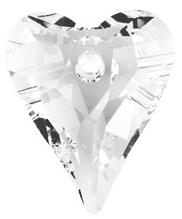 Swarovski 37mm Wild Heart Pendant - Crystal (1pc)