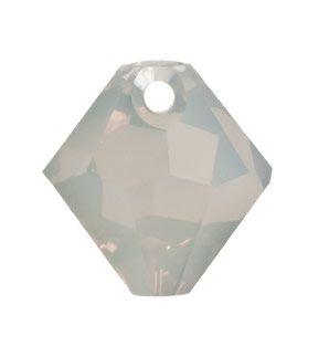 Swarovski 8mm Top Drill Bicone - Light Grey Opal (10 pack)