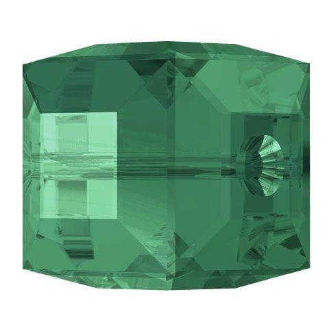 Swarovski 8mm Cube Bead - Palace Green Opal (1 Piece) No longer in Production - Too Cute Beads