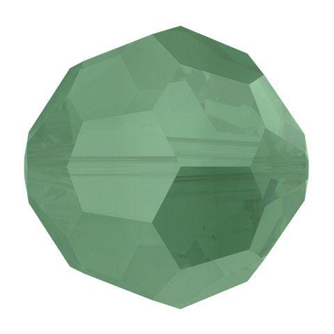 Swarovski 5000 3mm Faceted Round Palace Green Opal (50 Beads) - Too Cute Beads