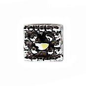 Marcasite Bead- 3.5mm Cube (1pc) - Too Cute Beads