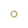 14K Gold Filled 4mm Sparkle Jump Rings - 20.5GA (10 Pieces) - Too Cute Beads