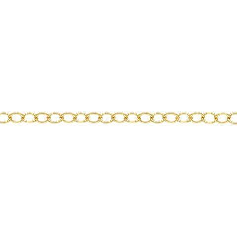 14K Gold Filled 4.7 x 5mm Cable Chain (1 foot) #10 - Too Cute Beads