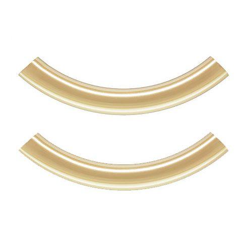 14K Gold Filled 5 x 38mm Bracelet Tube - (1 pair) #00