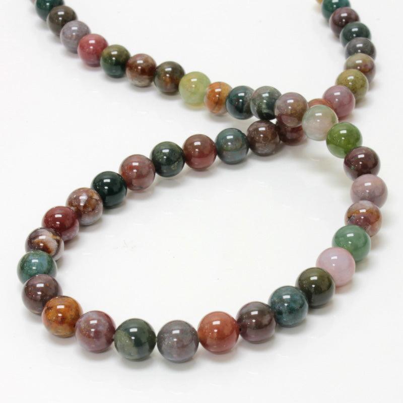 8mm Gemstones with 2.5mm Hole (Sold in Packs of 10) - Too Cute Beads