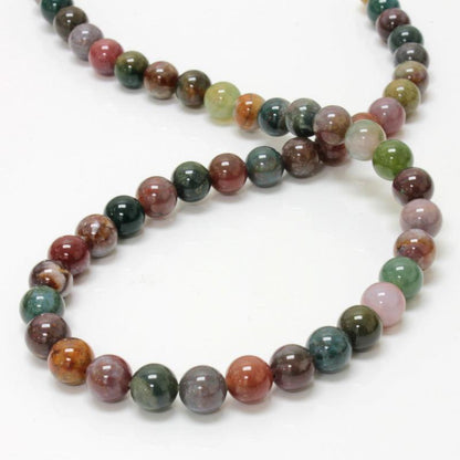 8mm Gemstones with 2.5mm Hole (Sold in Packs of 10) - Too Cute Beads