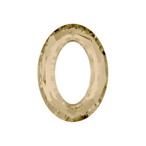 Swarovski 22x16mm Cosmic Oval Fancy Stone - Crystal Golden Shadow CAL (1pc) - Too Cute Beads