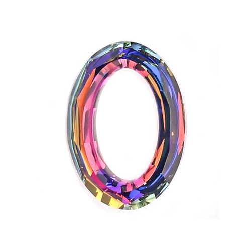 Swarovski 22x16mm Cosmic Oval Fancy Stone - Crystal Volcano (1pc) - Too Cute Beads