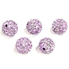 10mm Pave Beads for Shamballa Bracelets (Sold by the Piece) - Too Cute Beads