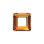 Swarovski 14mm Square Frame - Crystal Copper CAL (1pc) - Too Cute Beads