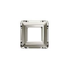 Swarovski 14mm Square Frame - Crystal Satin (1pc) - Too Cute Beads