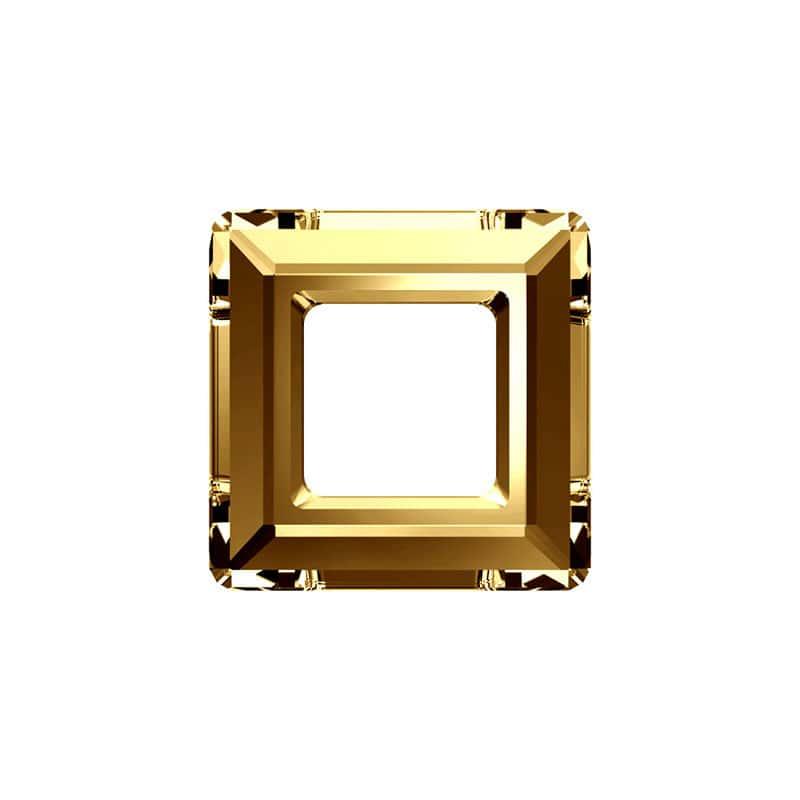 Swarovski 20mm Square Frame - Crystal Golden Shadow CAL (1pc)