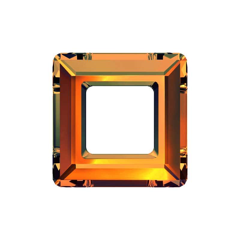 Swarovski 30mm Square Frame - Crystal Copper CAL (1pc)