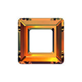 Swarovski 30mm Square Frame - Crystal Copper CAL (1pc) - Too Cute Beads