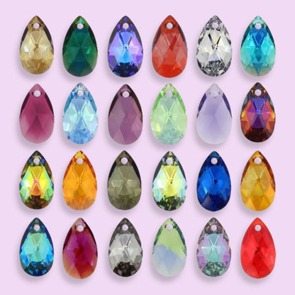 Swarovski Crystal 6106 Pear Pendants - Too Cute Beads