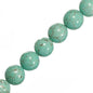 4mm Round Turquoise Magnasite Beads (Pack of 10) - Too Cute Beads