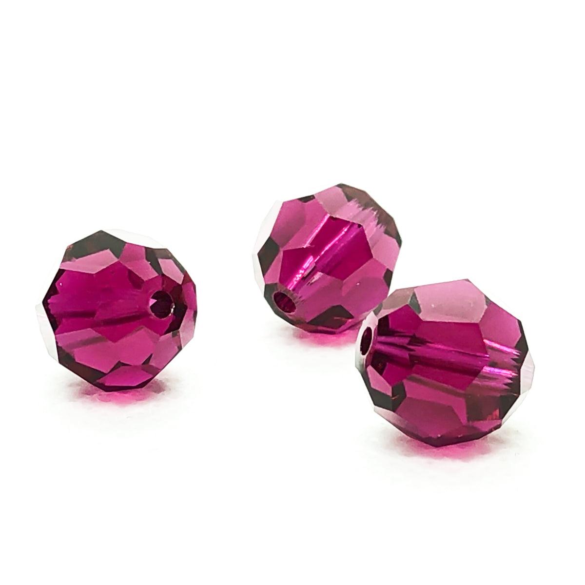 Swarovski (5000) 10mm Round - Ruby (6 Pack)