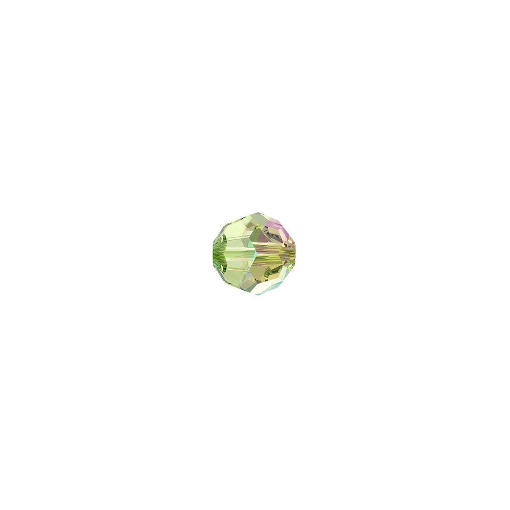 Swarovski (5000) 4mm Round Bead - Peridot Shimmer (Pack of 10)