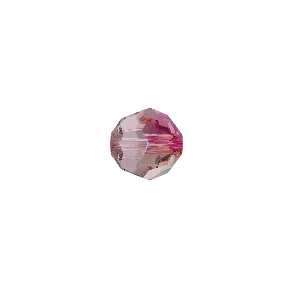 Swarovski (5000) 6mm Round Bead - Light Amethyst Shimmer (Pack of 10) - Too Cute Beads